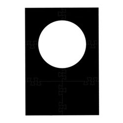 Tikkataulun seinäsuoja, taulurengas vakiokokoisille tikkatauluille Musta