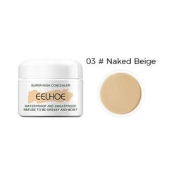 Eelhoe Super High Concealer Body Concealer piilottaa tatuointipisteet, vedenpitävä ja kirkastava Beige