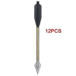 6,25 tuuman alumiininen varsijousi nuoli teräs leveä pää metsästysnuoli kulta