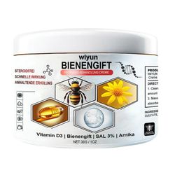 1/3/5 30 g kosteuttava mehiläismyrkkyvoide kannettava kutinaa lievittävä vartalovoide ihonhoitoon Valkoinen 1pc