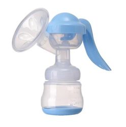 Handuo Kanin Manuel brystpumpe, High Suge Maternal Supplies, Malkning Enhed, Amning Massage blå