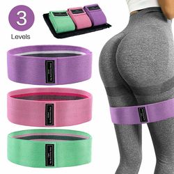 Witdreamer 3pcs Stof Hip Resistance Booty Bands Loop Motion Gym Fitness