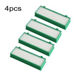 4pcs filtre til Vorwerk Kobold Vr200 Robot støvsuger Hvid + grønne filtre Husholdnings robot fejemaskine Rengøring Udskiftning