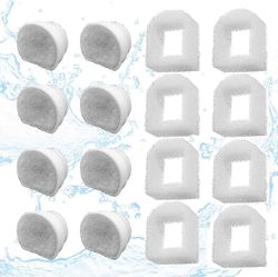 16 pakkausta lemmikkieläinten suihkulähteen korvaavat hiilisuodattimet, jotka ovat yhteensopivia PetSafe Drinkwell -suodattimien, koiran ja kissan ...