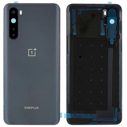 OnePlus Nord OEM -akkukotelon kannen korjausosalle+kameran linssinsuojukselle-musta Monivärinen Black