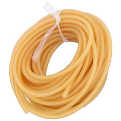 10m luonnollinen lateksiputki joustava nauha metsästykseen ja ulkoiluun - keltainen
