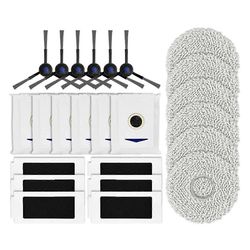 Ecovacs T30 Pro Omni Robot -imurin sivuharja, HEPA-suodatin, moppityyny, pölypussi, varaosat, tarvikkeet As Shown