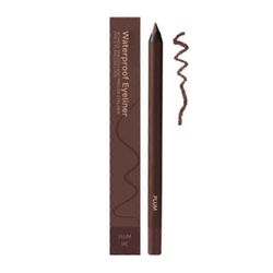 ZEPHOCO Vedenkestävä eyeliner-kynä, 24 tuntia vedenkestävä Duo-teroitettava silmänympäryskynä Luumu