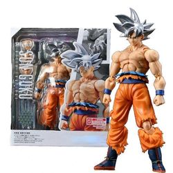 Redkid Dragon Ball Super Figure White Haired Son Goku Action Figure Migatte No Goku'i 16cm PVC Anime Collection Malli Figurine Toy Gift laatikon ka...