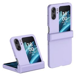 Oppo Find N2 Flip 5G Skin-touch puhelinkotelon saranasuojaus kova PC-puhelimen kansi - violetti