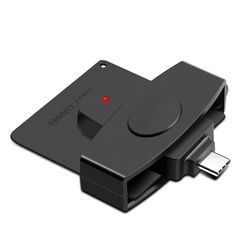 Usbc Smart minnekortleser for identitetskort Smart Card Cloner Adapter