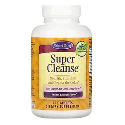 Nature's Secret Super Cleanse, 200 välilehteä (1-pakkaus)