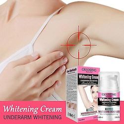 Szkxv Body Underarm Whitening Cream Armhulen Knee Dark Skin Whitening Bleking Cream Moisturizing Brighten Body Lotion hudpleie 2 stk.