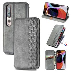 Gangxun Sag til Xiaomi Mi 10/10 Pro Flip Cover Tegnebog Flip Cover Tegnebog Magnetisk beskyttende handytasche sag Etui - Grå