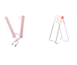 Yunshu Madlavning Hot Plate Gripper rustfrit stål skål klip sæt Pink