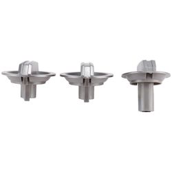 Ford Ranger PK 2009-2011 lämmittimen säätönupit (3 kpl sarja) UB9B61195 Hopea