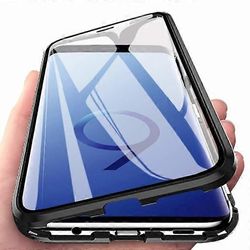 Samsung Galaxy S9 -kotelo näytönsuojalla Musta