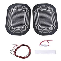 auton sivusiipi peili lämmitystyyny DC 12V yleinen taustapeili sumu dester nopea lämmin peilit d Black