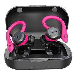 20 timer spilletid svømming vanntett Bluetooth hodetelefoner dual wear sport trådløse hodetelefoner tws Ipx7 ørepropper stereo rosa