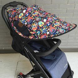 Lastenrattaiden aurinkovisiiri, vaunujen aurinkosuoja, kuomu vaunuihin, rattaiden lisävarusteet, turvaistuin, rattaat, rattaiden lippis, kärryjen m...