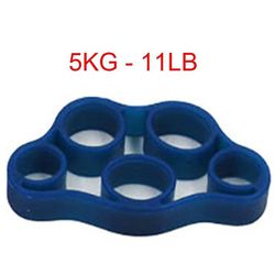 Hånd griber silikone finger expander udøve håndgreb håndled styrke træner finger motioner modstand bands fitness Dybblå