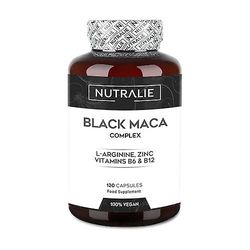 Nutralie Andean black maca complex 24,000mg+B6+B12 120 vegetable capsules