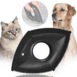 Insma-x Svart Pet Hair Remover Brush Mini Pet Hair Detailer Fur Removal Brush Zf0247