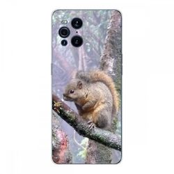 Crazy Kase Shell Til Oppo Find X3 Pro i fleksibel silikone 1 mm, egern