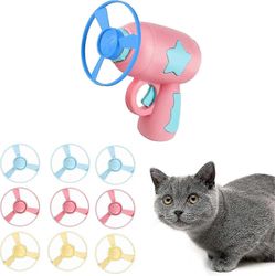Cat Fetch Lelut Värikkäät lentävät potkurit Kissa jahtaa lentävää potkuria Kissa leikkilelu interaktiiviseen, liikuntaan, koulutukseen, metsästykse...