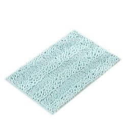Handuo Badeværelse Tæpper, Super absorberende og tyk, skridsikker, Maskinvaskes blå