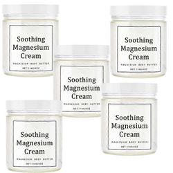 Rauhoittava magnesiumvoide rauhoittaa ja lievittää väsymystä Magnesiumvoide auttaa 114 g ikääntymistä ehkäiseviä ihonhoitosarjoja 5pcs