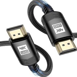 4k HDMI-kabel 15 fod, Hdmi 2.0-kabel 18 gbps nylonseng HDMI-kabel