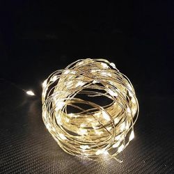 Romantisk 10m førte krans streng forsyninger diy fe lys til glas håndværk flaske bryllup fødselsdagsfest haven dekoration Varm 2m 20led