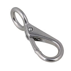 5.2Cm fjederbelastet fast øje båd snap 0 krog marine rigning id 10mm