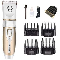 Fantasia Kat og hund Barbering Hairbrush Dkw8 Push Saks White Set 2