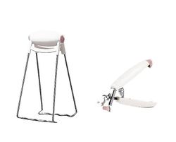 Mikasa Hot Plate Klip rustfrit stål Skål Klip Pink