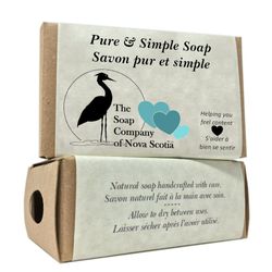 The Soap Company of Nova Scotia Ren og enkel sæbe Offwhite