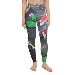 Rå Natur Høj talje Koi Pond Leggings XS