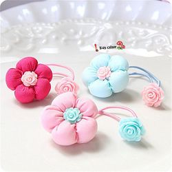 Børns dejlige blomster Hår Reb Colth Baby Piger Hovedbeklædning Tiara Prinsesse Hår Reb Til Børn Acessorio De Cabelo T