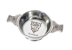 QuaichCompany Celtic Lion Skotlannin Standard Tina Quaich