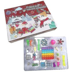 Jiekesen Rl Julenedtælling Håndrevet kalender Overraskelse Blind Box A-farve: julegruppe C