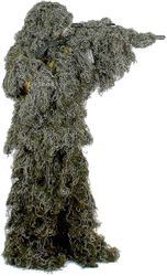 Jessup Ghillie Suit, 3d kamouflage jaktkläder inklusive jacka-meili