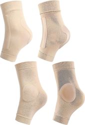 2 paria pehmustetut luistinsukat nilkkasuoja luistelukengät sukat luistimen nilkkasuojat nilkkasuojat nilkkahihatyyny saappaille, luistimet, lastat...