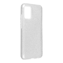 König Telefoncover til Samsung Galaxy A02s Beskyttelsesetui Cover Kofanger Shell Glitter Sølv
