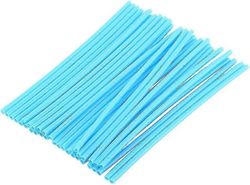 36 kpl pinnasuojat, moottoripyörän motocross-pinnasuojat, vanteiden suojukset (taivaansininen)