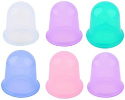 Xqday Silikone Cupping Cups, Anti Cellulite Massage Cups Cupping Sæt Terapi Sæt Vacuum Cups Cup