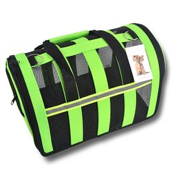 Ruili Gratis Forsendelse Pet Hund Bag Cat Pakketaske Åndbar Taske Pet Dog Pack Out Rygsække Håndkurve Goulong Cat Tasker Grøn S