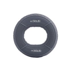 20-80LB käsikahva Power Exerciser Ring silikoni sormenvalmentaja ote kunto ote Harmaa 50 - 60LB