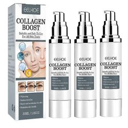 3 stk 2023 Nytt Eelhoe Collagen Boost Anti-aging Serum, Kollagen Boost Anti-aging Serum, Eelhoe Collagen Boost, Eelhoe Collagen Boost Cream, Kollag...