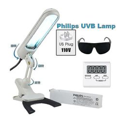 Uvb 311nm Uvb lys lysbehandling For Vitiligo psoriasis eksem hudproblemer behandling ultraviolet lampe 110v/120v 110V US STIK